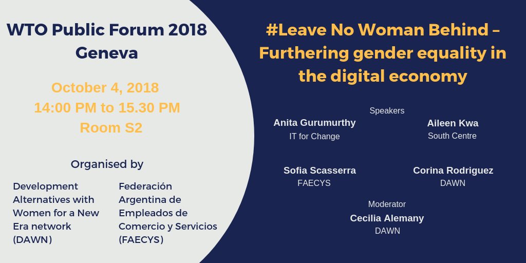 #Leave No Woman Behind – Furthering gender equality in the digital economy 