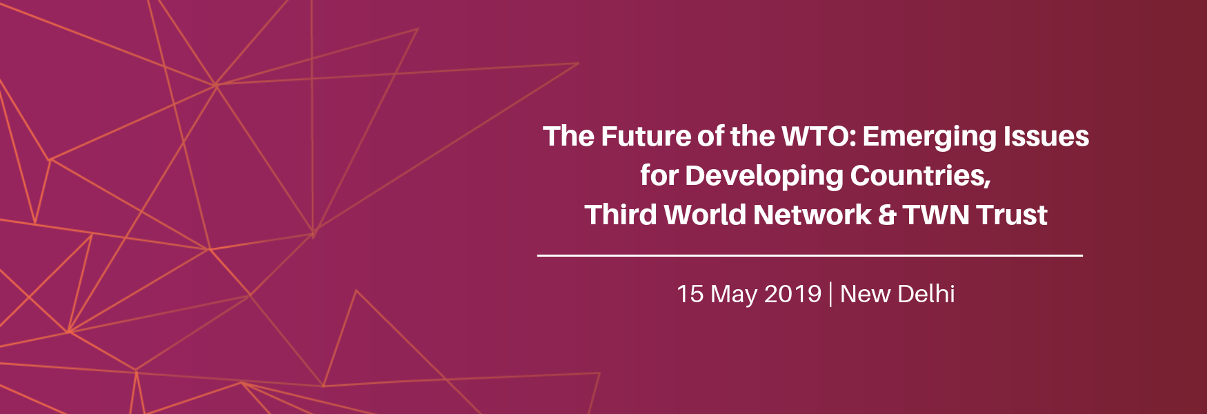 The Future of the WTO: Emerging Issues for Developing Countries 2019