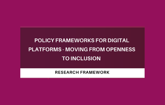 Policy frameworks for digital platforms