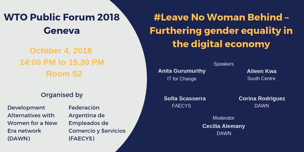 #Leave No Woman Behind – Furthering gender equality in the digital economy