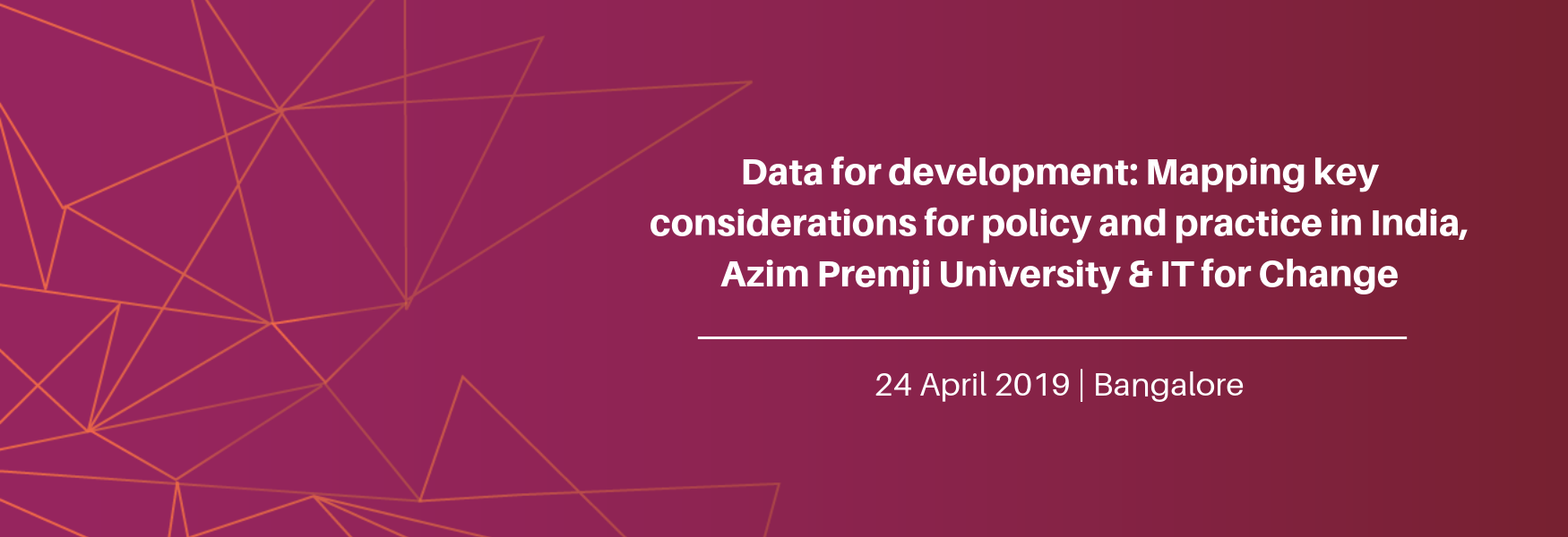 Data for development banner