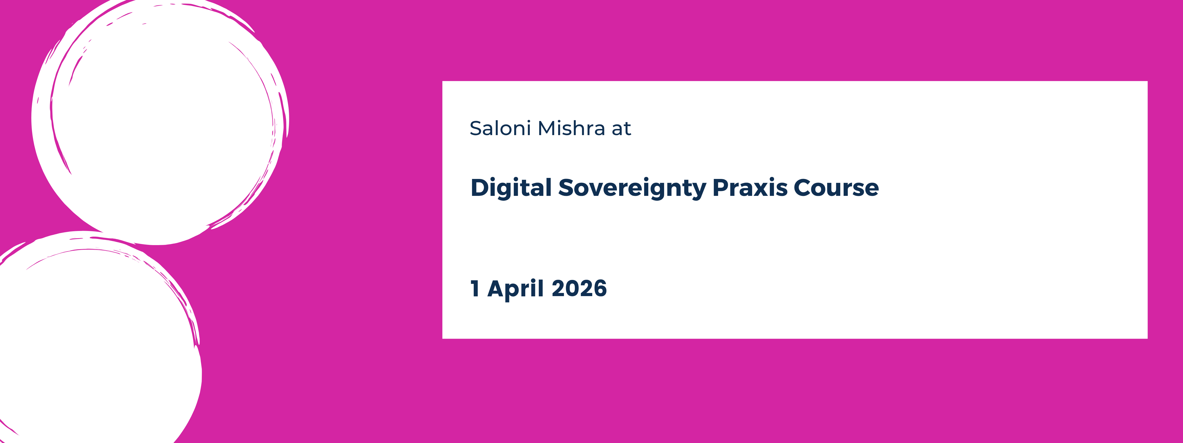 Digital Sovereignty Praxis Course