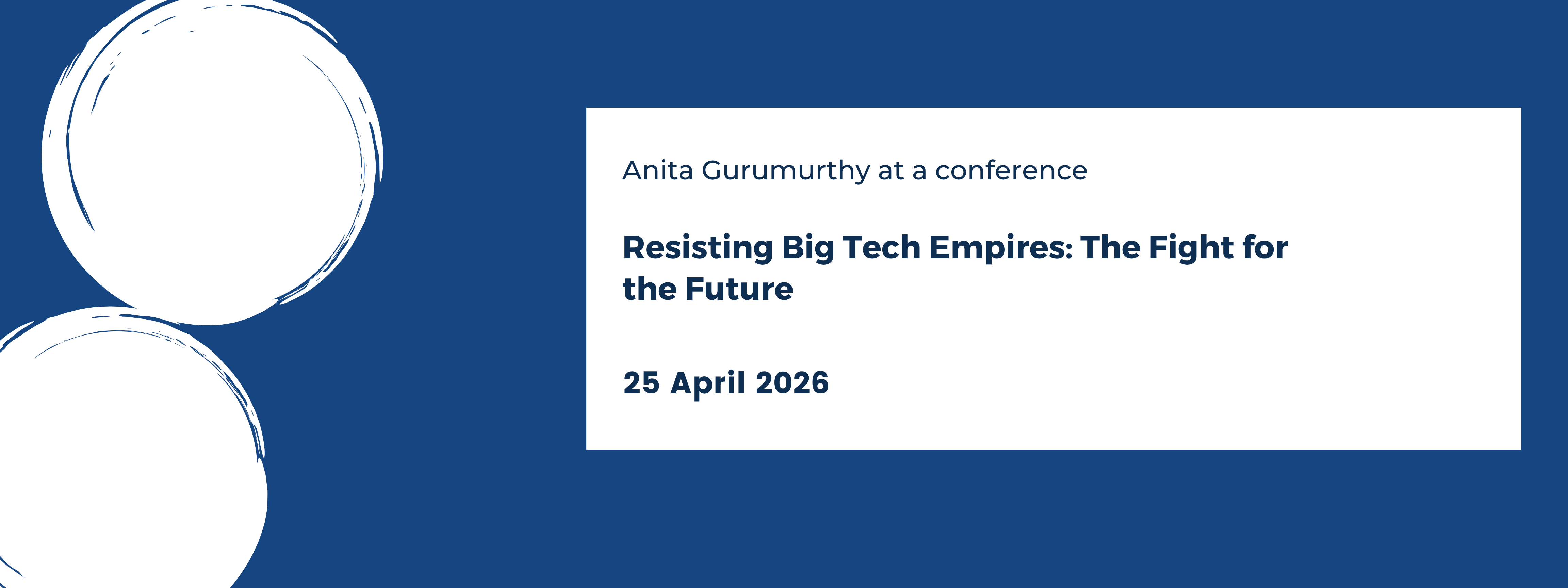 Resisting Big Tech Empires: The Fight for the Future 