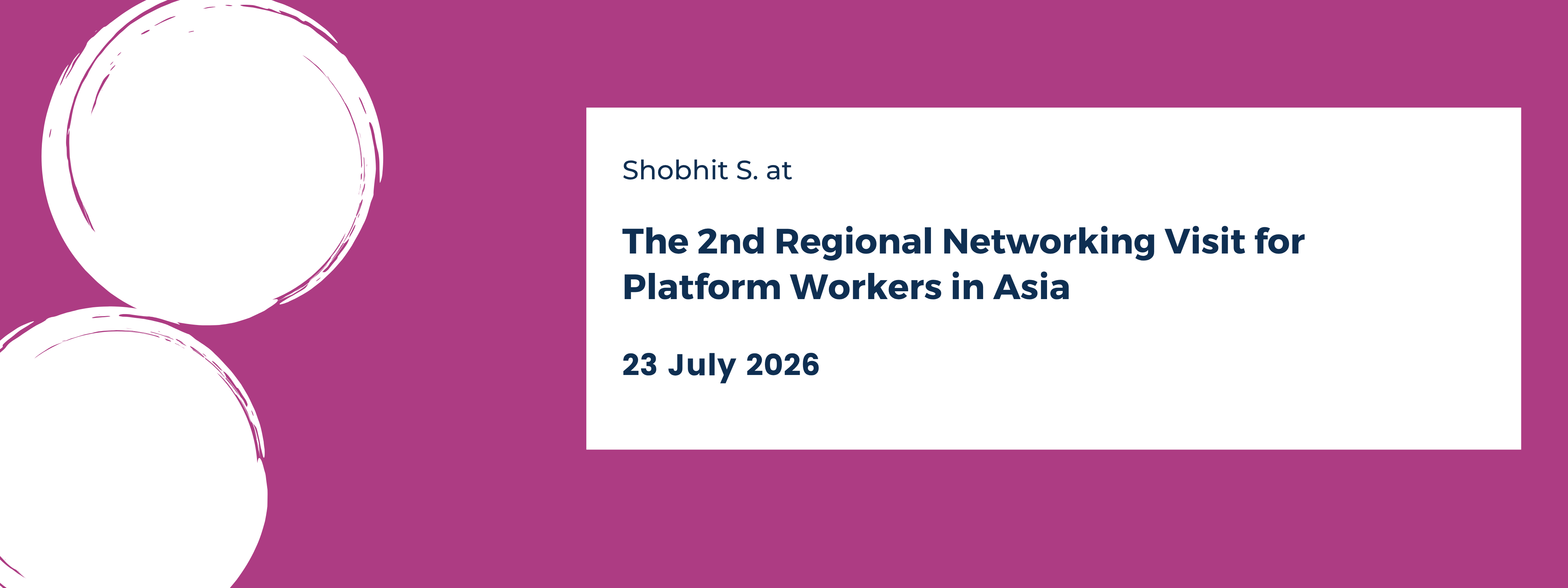The 2nd Regional Networking Visit for Platform Workers in Asia