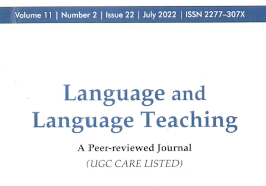 Cover page of journal Language and Language Learning Volume 11 Number 2 Issue 22